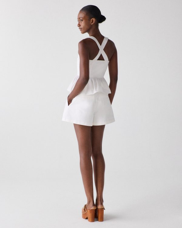 Kate Spade Belted Pleated Shorts
