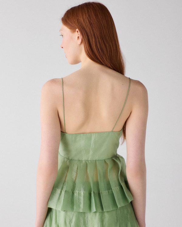 Kate Spade Crinkled Organza Cami