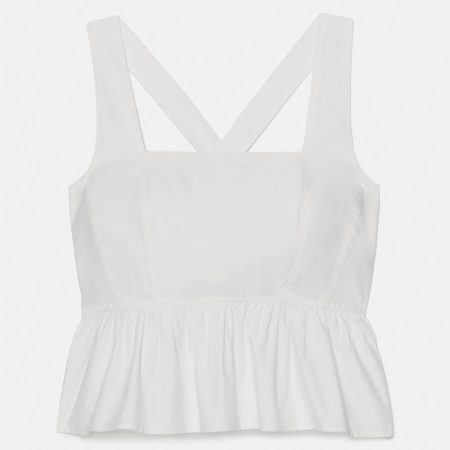 Kate Spade Cross-back Peplum Top