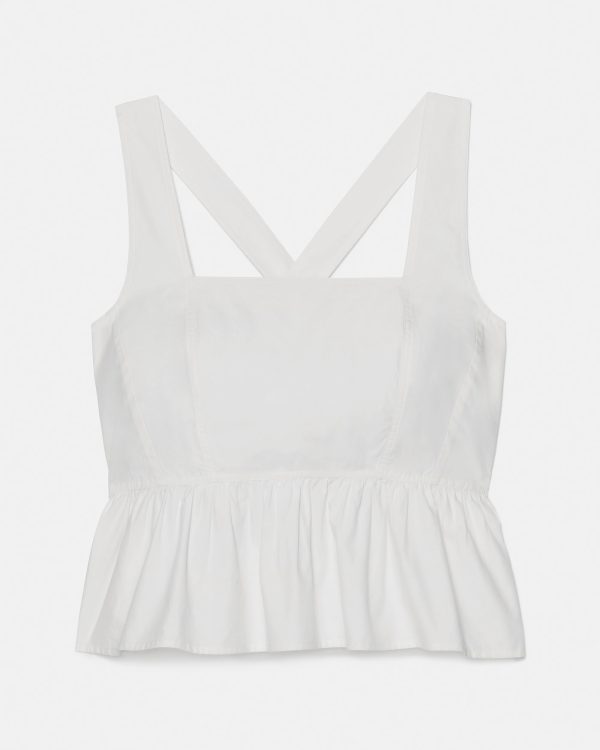 Kate Spade Cross-back Peplum Top