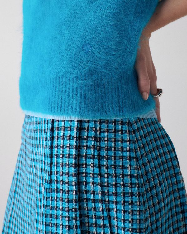 Kate Spade Fuzzy Short Sleeve Sweater