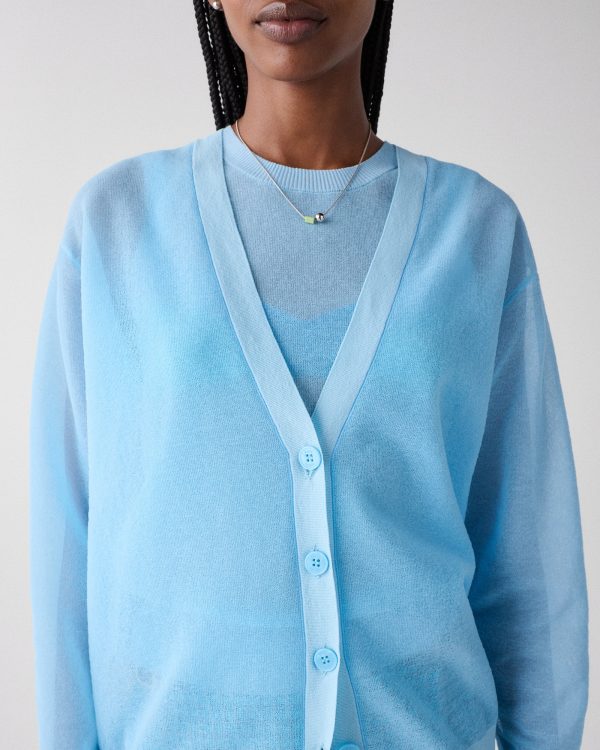 Kate Spade Sheer Knit Cardigan