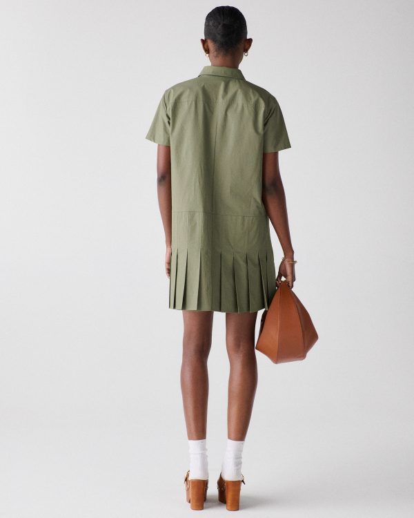 Kate Spade Pleated Utility Shirtdress