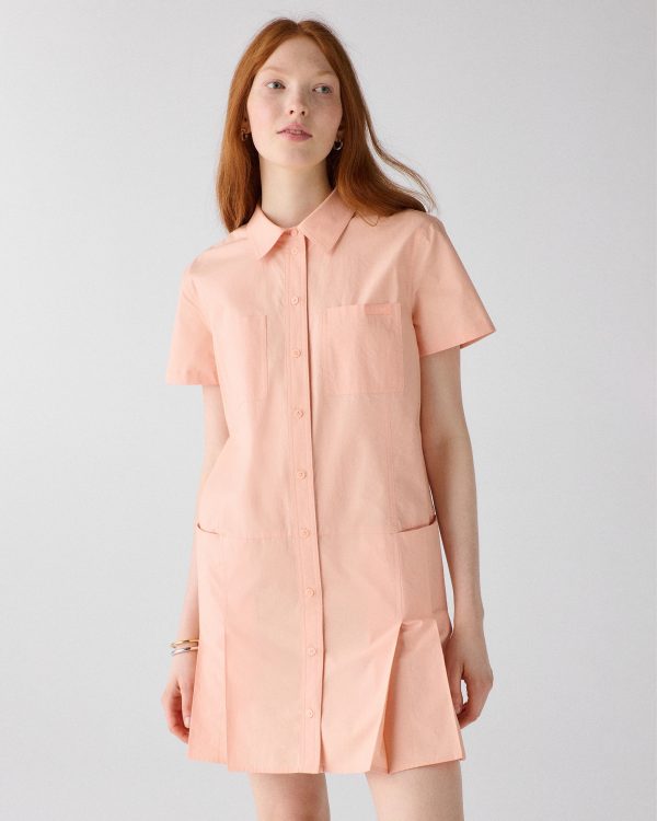 Kate Spade Pleated Utility Shirtdress