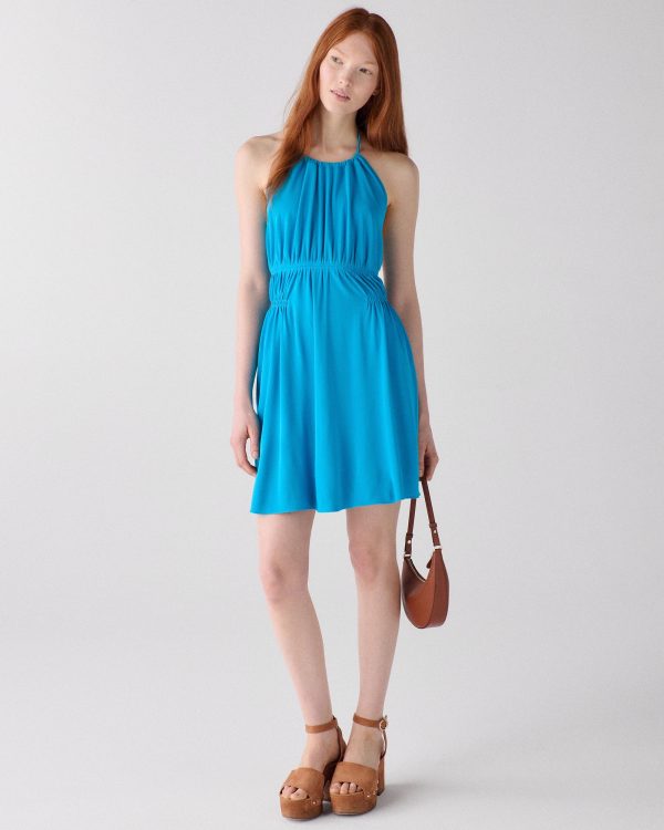 Kate Spade Drapey Halter Mini Dress