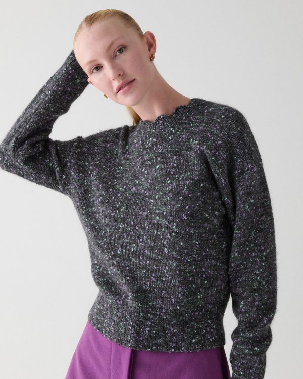Kate Spade Scallop Crew Neck Sweater
