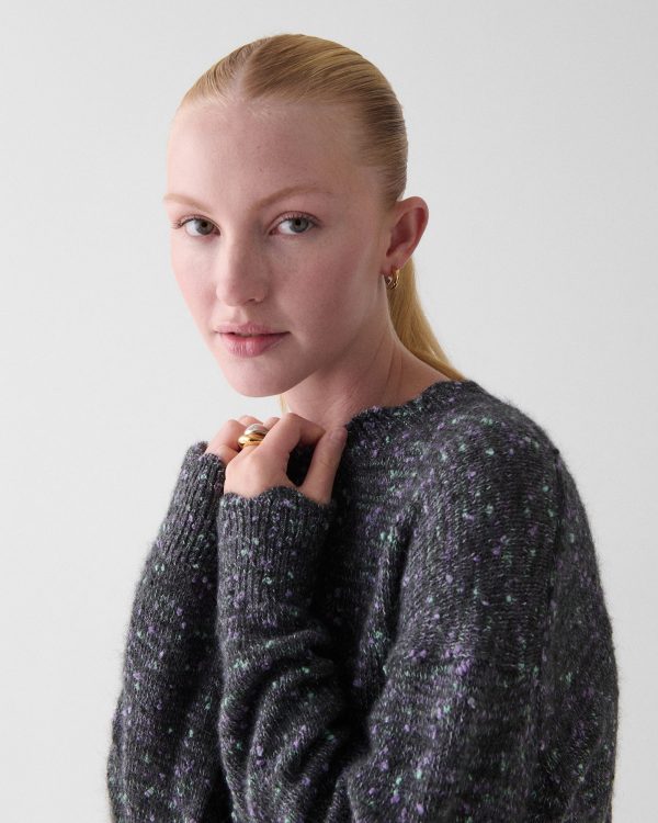 Kate Spade Scallop Crew Neck Sweater
