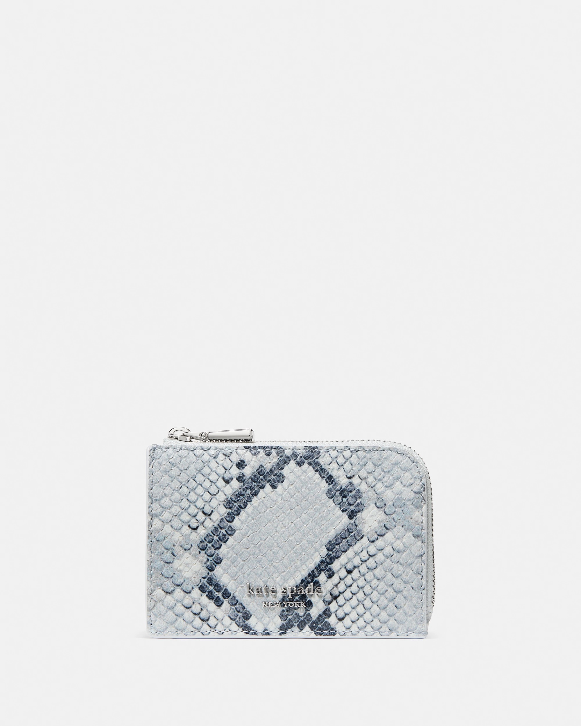 Kate Spade Snake Embossed Mini Zip Card Case - Image 5