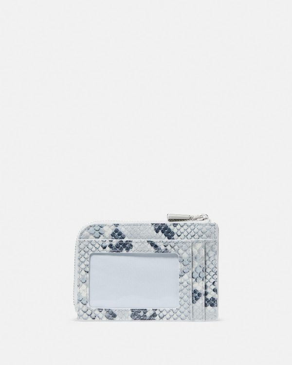 Kate Spade Snake Embossed Mini Zip Card Case