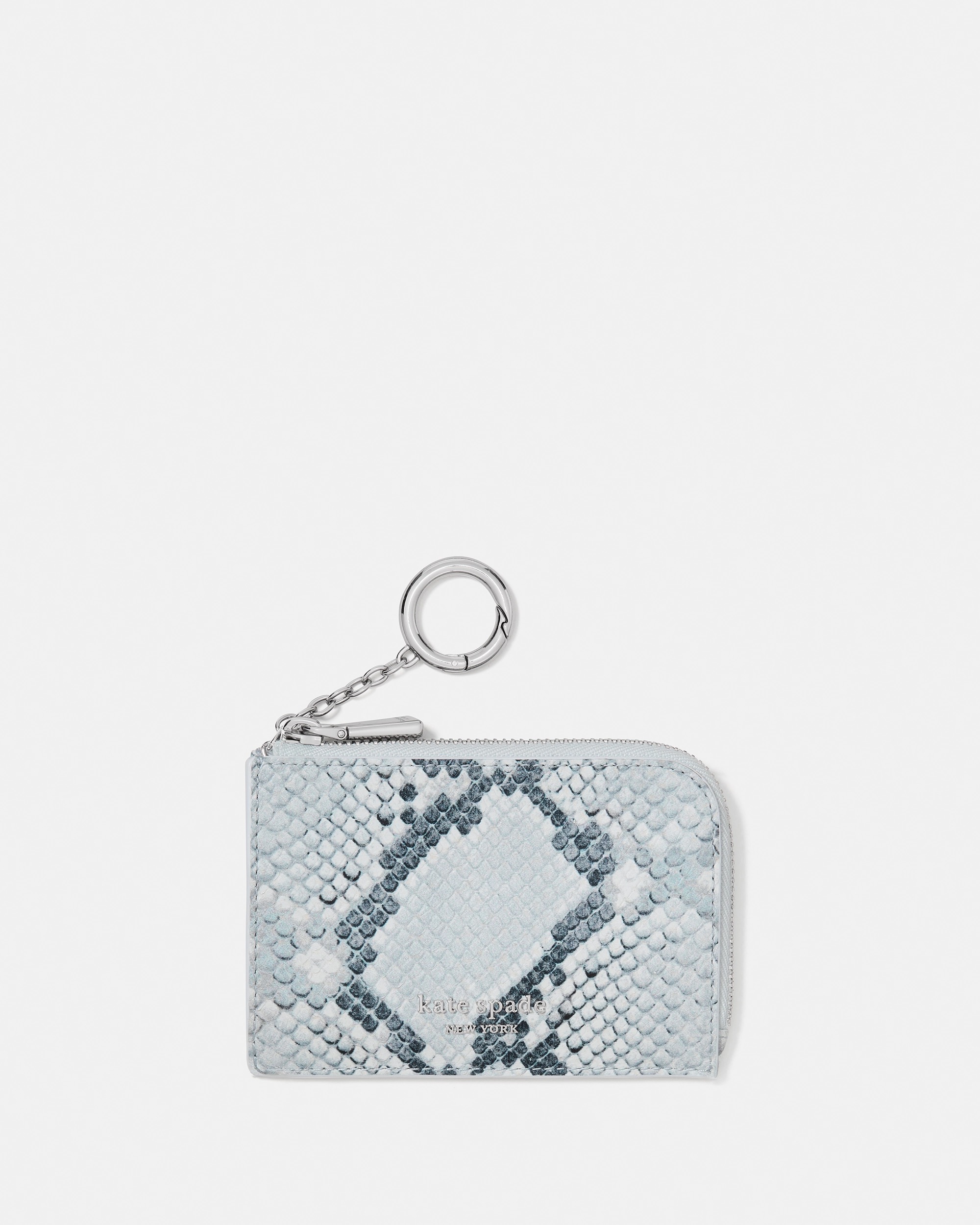 Kate Spade Snake Embossed Mini Zip Card Case - Image 9
