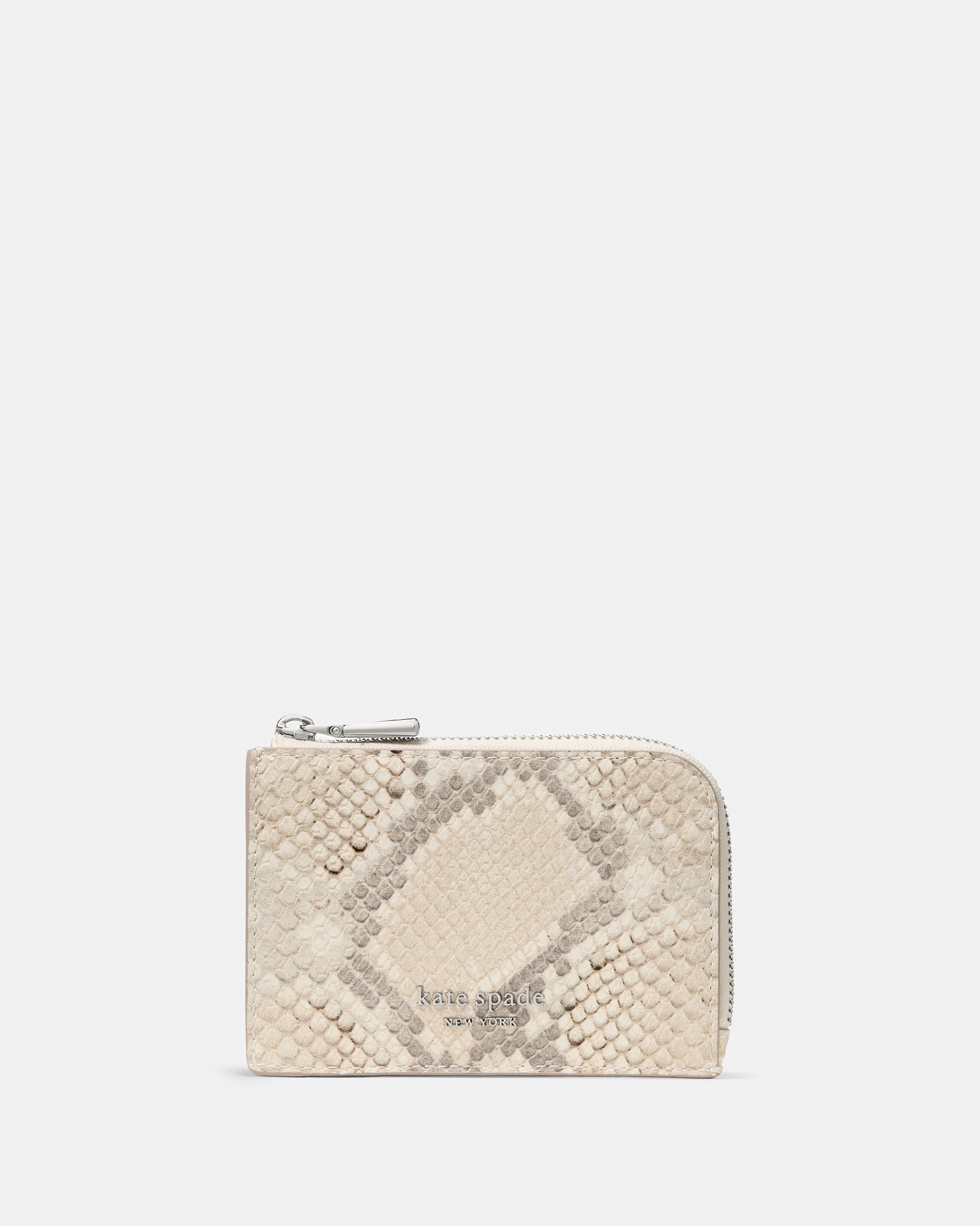 Kate Spade Snake Embossed Mini Zip Card Case - Image 10