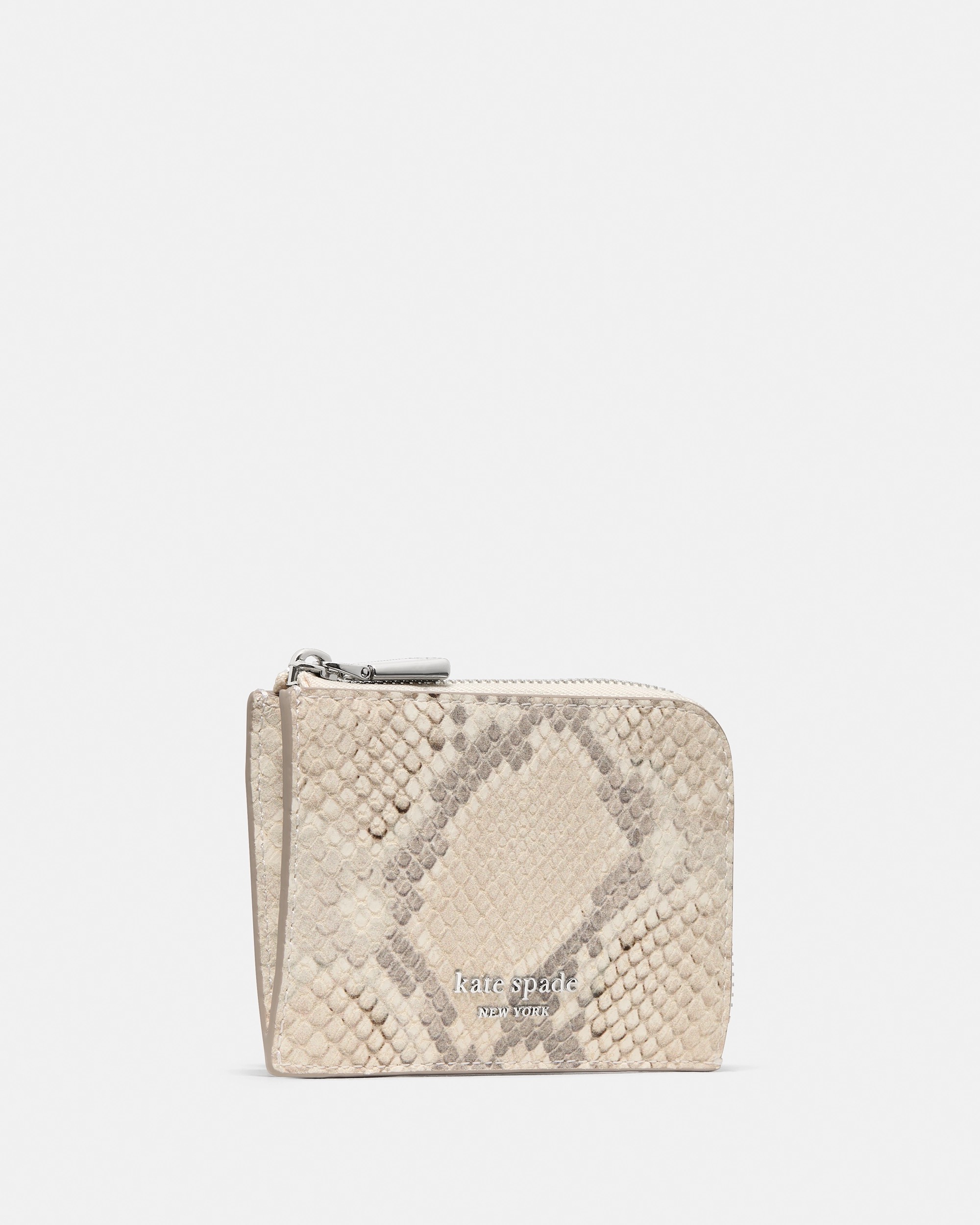 Kate Spade Snake Embossed Mini Zip Card Case - Image 11