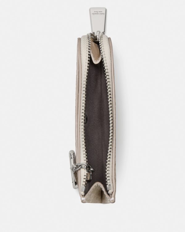 Kate Spade Snake Embossed Mini Zip Card Case