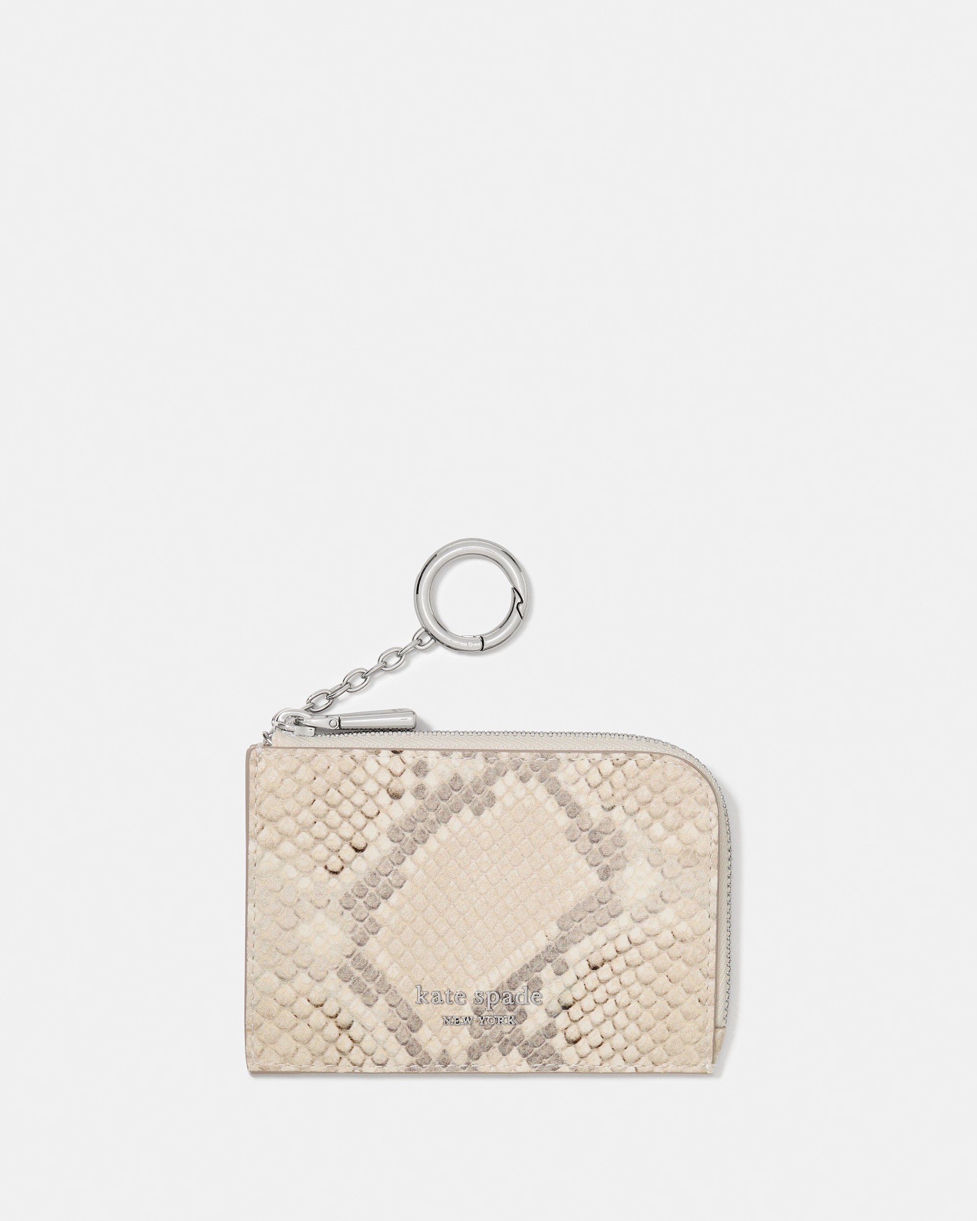Kate Spade Snake Embossed Mini Zip Card Case - Image 14