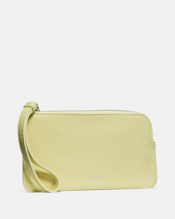 Kate Spade Zippy Crinkle Patent Wristlet