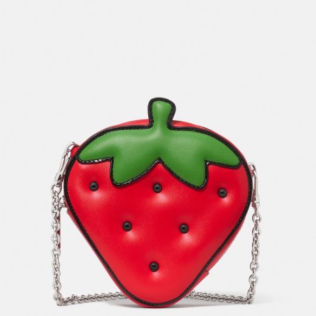 Kate Spade Hello Kitty And Friends X Kate Spade New York 3D Strawberry Mini Crossbody Bag