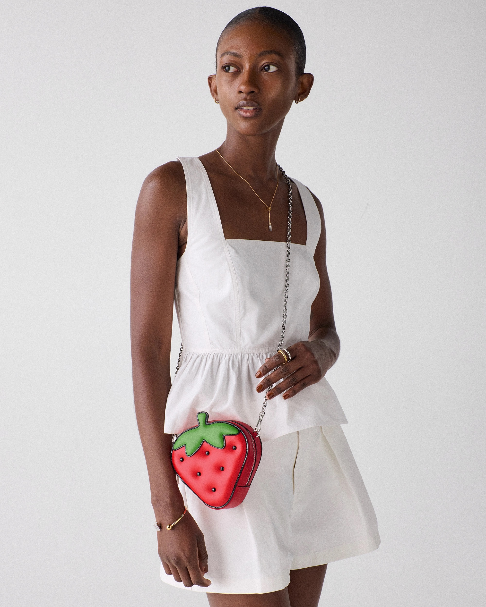 Kate Spade Hello Kitty And Friends X Kate Spade New York 3D Strawberry Mini Crossbody Bag - Image 2