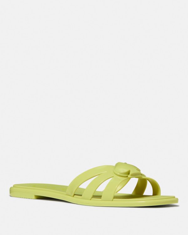 Kate Spade Sculpted Spade Jelly Sandals
