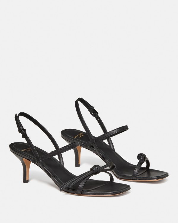Kate Spade Loop Kitten Heel Sandals