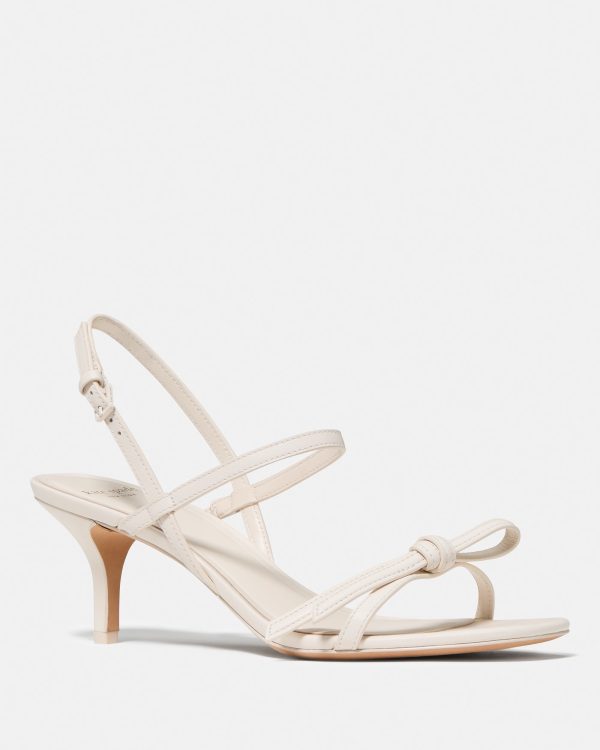 Kate Spade Loop Kitten Heel Sandals