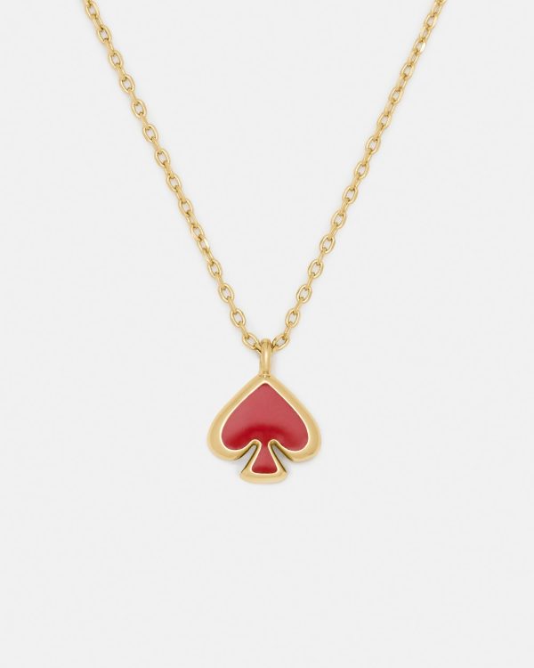 Kate Spade Everyday Spade Enamel Mini Pendant