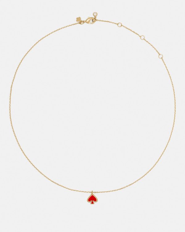 Kate Spade Everyday Spade Enamel Mini Pendant
