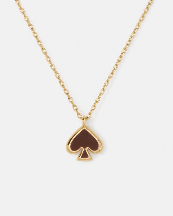 Kate Spade Everyday Spade Enamel Mini Pendant