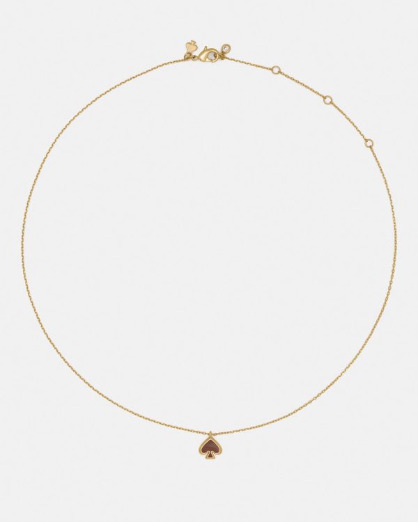 Kate Spade Everyday Spade Enamel Mini Pendant