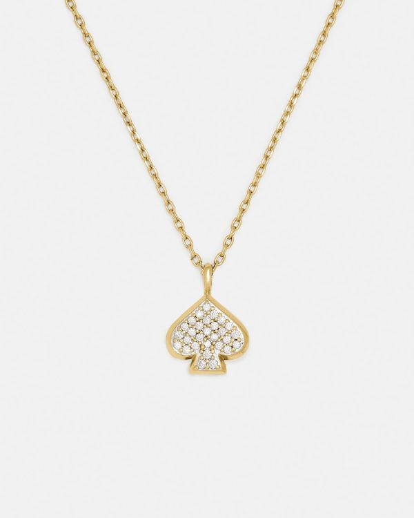 Kate Spade Everyday Spade Pave Mini Pendant