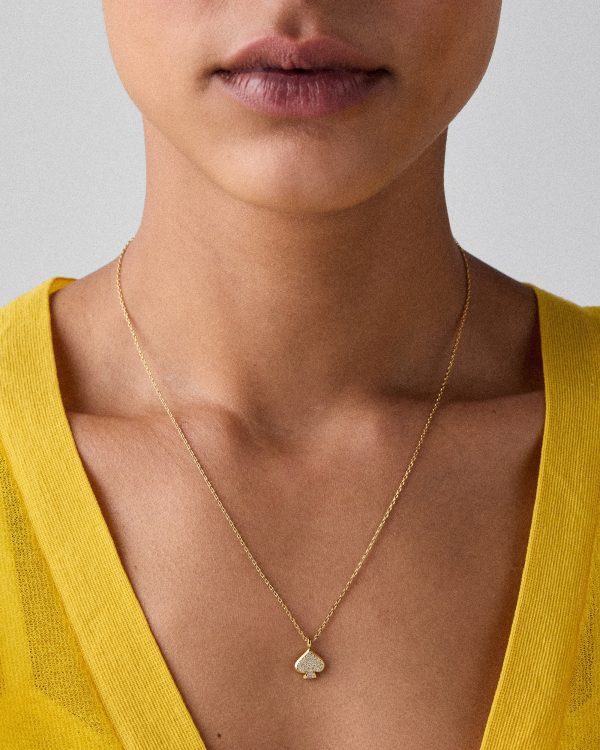 Kate Spade Everyday Spade Pave Mini Pendant