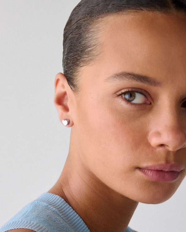 Kate Spade You're A Gem Metal Mini Heart Studs