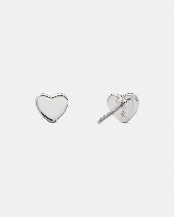 Kate Spade You're A Gem Metal Mini Heart Studs