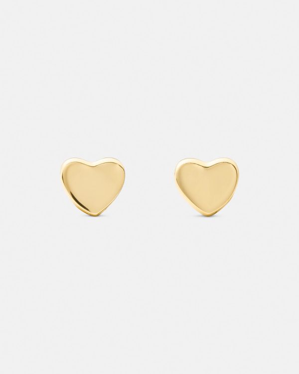 Kate Spade You're A Gem Metal Mini Heart Studs