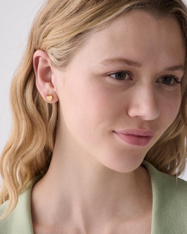 Kate Spade You're A Gem Metal Mini Heart Studs