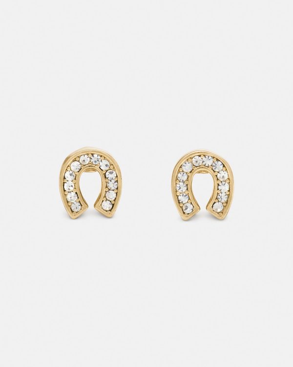 Kate Spade You're A Gem Pave Horseshoe Studs