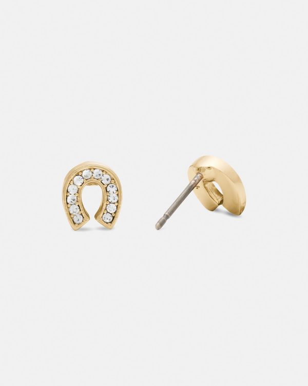 Kate Spade You're A Gem Pave Horseshoe Studs