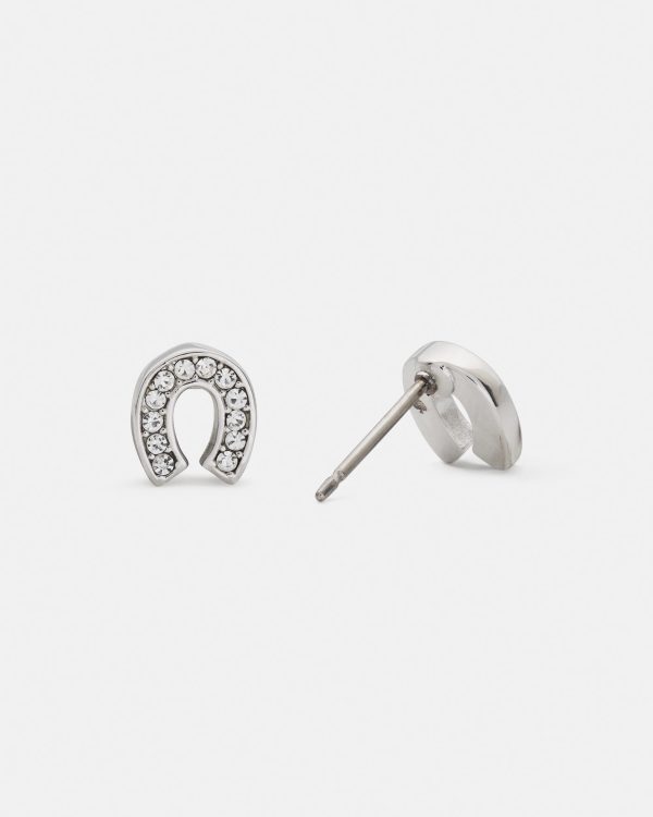 Kate Spade You're A Gem Pave Horseshoe Studs