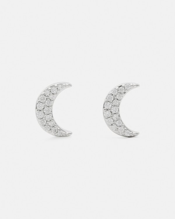 Kate Spade You're A Gem Pave Moon Studs