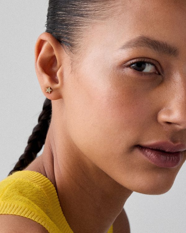 Kate Spade You're A Gem Pave Mini Star Studs