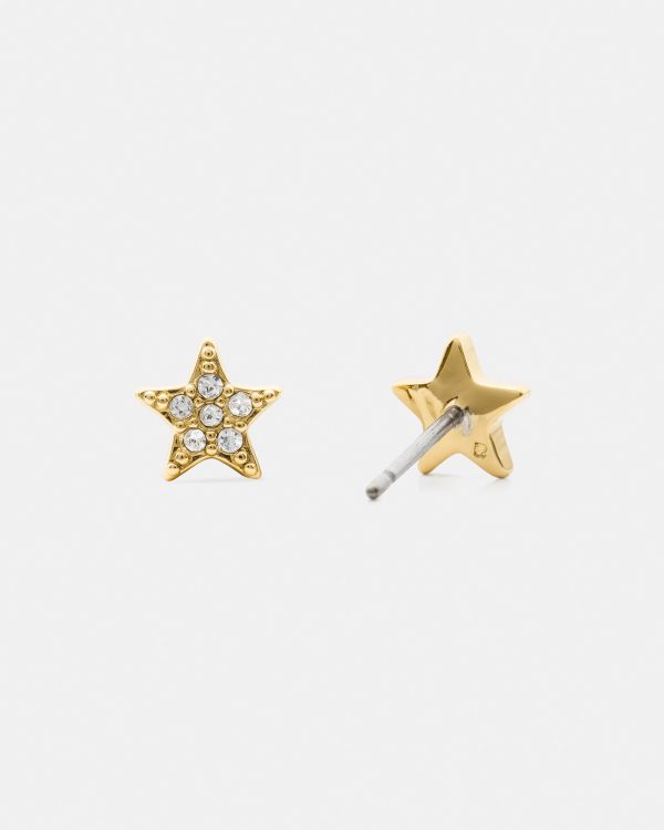 Kate Spade You're A Gem Pave Mini Star Studs