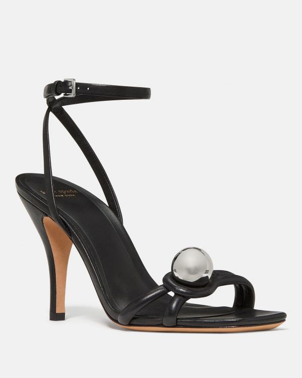 Kate Spade Harmony Smooth Leather High Heel Sandal