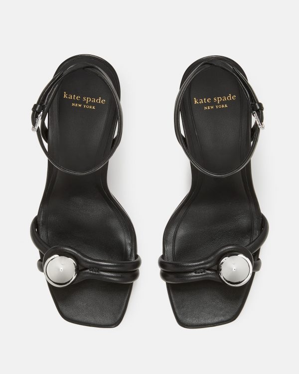 Kate Spade Harmony Smooth Leather High Heel Sandal
