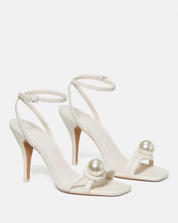 Kate Spade Harmony Smooth Leather High Heel Sandal