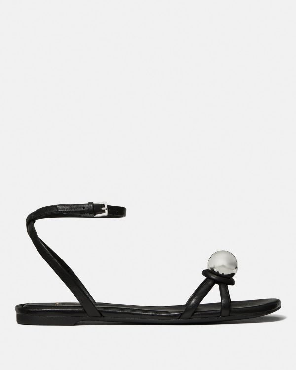 Kate Spade Harmony Smooth Leather Flat Sandal