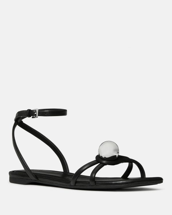 Kate Spade Harmony Smooth Leather Flat Sandal