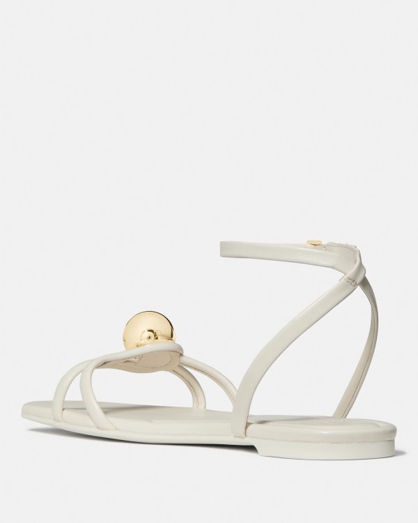 Kate Spade Harmony Smooth Leather Flat Sandal