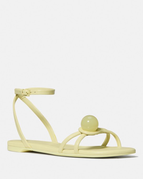 Kate Spade Harmony Smooth Leather Flat Sandal