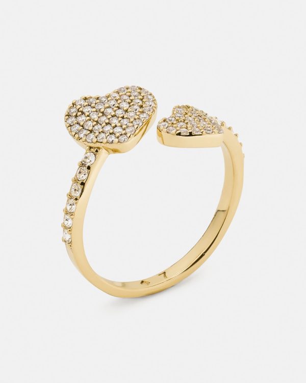 Kate Spade Yours Truly Pave Heart Ring