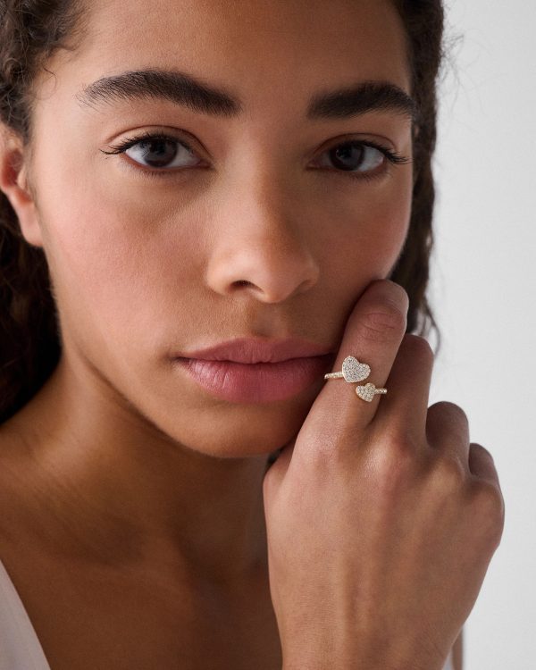 Kate Spade Yours Truly Pave Heart Ring