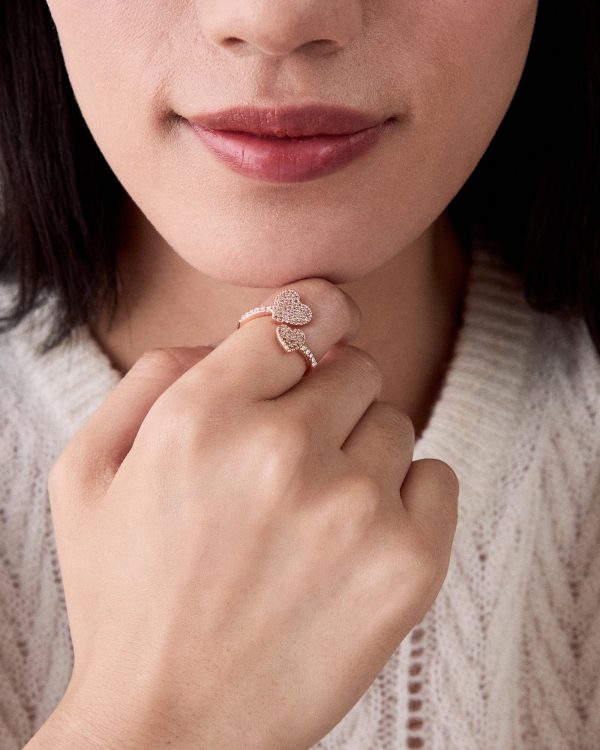 Kate Spade Yours Truly Pave Heart Ring